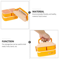 (net) Rabbit Design 2-Layer Lunch Box