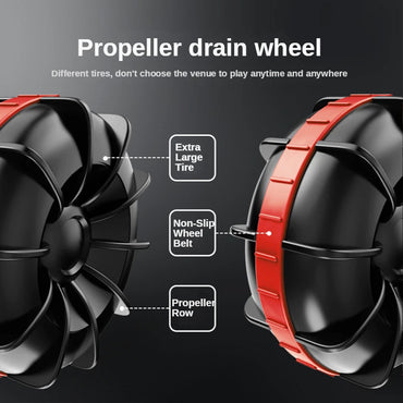 2.4GHz Double Side Racing RC Car - 360° Rotation & Water Road Mode