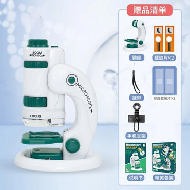 Green Pocket Microscope for Kids - Explore the Unseen World