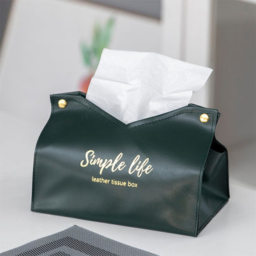 Leather Tissue Box Holder