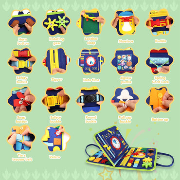 (Net) Sensory Activity Book Fish Design Busy Board