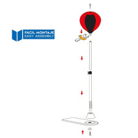 (Net) Height Adjustable Kids' Boxing Set - Outdoor Sports Toy