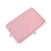 Tan Rugs for Bathroom Floor Non Slip Bath Mat Thick Soft Memory Foam Carpet 40 x 60 cm