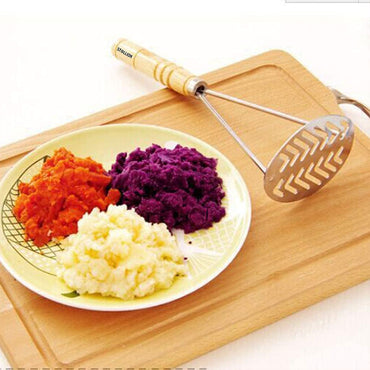 Wooden Handle Potato Masher