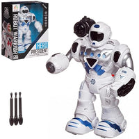 Robot "Hero" Toy With Lighting And Sound Effects