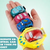 (NET) Remote Control, Creative Watch Gravity Sensor Mini Cartoon RC Car Model Kids Toy