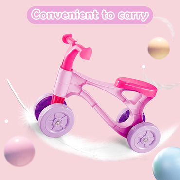 ( Net ) Plastic Baby Learning Bike Balance Car 4 Wheel