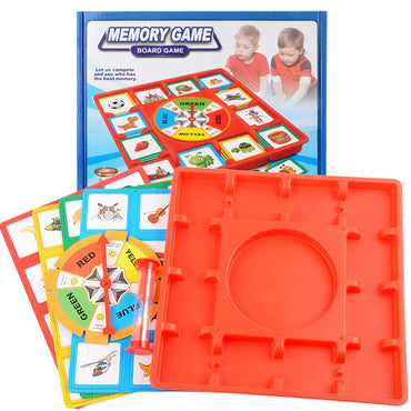 Multi Player Turntable Board Card Memory Competition Game For Kids