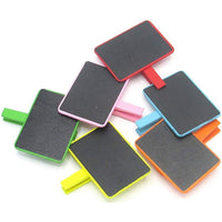 Adorable Mini Wooden Chalkboards 2 pcs