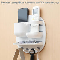 Wall Mounted Storage Rack, Nail Free Installation, Expanded Capacity
