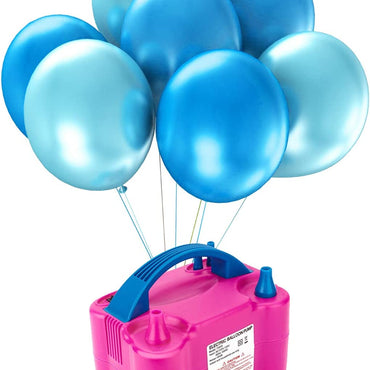 Electric Inflator Double Hole Inflatable Balloon Pump Machine Fast Aerated KM-1