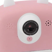(Net) Children's Camera, Digital Camera Children's Print Instant Camera 1080P 2.4 Inch Display Video Camera Black and White Photo Camera with 32 GB and 3 Rolls