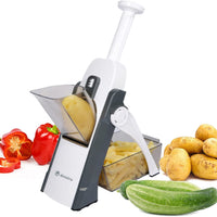 (NET) Multifunction Vegetable Chopper Slicer Adjustable Vegetable Cutter Safe for Kitchen