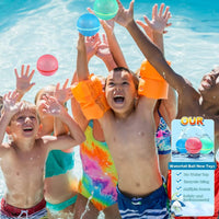 (NET) Reusable Water Balloons, Quick Fill Self-Sealing Water Bombs