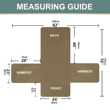 Sofa Cover, Reversible, Double Side - 1SEAT