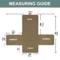 Sofa Cover, Reversible, Double Side - 1SEAT