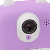 (Net) Children's Camera, Digital Camera Children's Print Instant Camera 1080P 2.4 Inch Display Video Camera Black and White Photo Camera with 32 GB and 3 Rolls