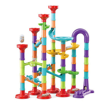 113 Pieces 3D Marble Run Set Construction Building Blocks STEM Learning Toy Early Education