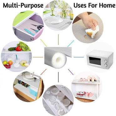 Multipurpose 45cm x 2m Super Strong EVA Anti-Slip Bathroom Kitchen Cabinet Drawer Shelf Mat Liner Sheets Roll