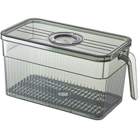 (Net) Refrigerator Storage Box - Green, Fresh, and Space-Saving Storage Solution 456784