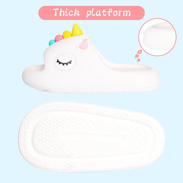 Boys Girls Unicorn Slipper Slide Sandals