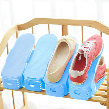 Double layer Shoe Shelf Shoe Organizer Plastic / 14295 (kc23-212)