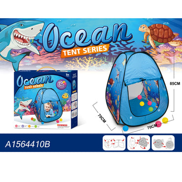 (Net) Aqua Design Indoor and Outdoor Big Tent Play House - Fun, Educational, and Safe for Kids