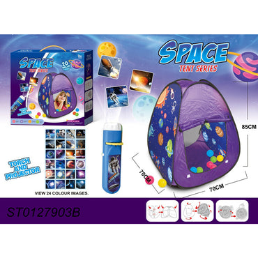 (Net) In Blessing Indoor And Outdoor Big Tent Play House Cartoon Space Design With Torch