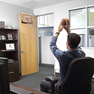 (Net) Indoor Electronic Scoring Basketball Hoop Toy for Kids