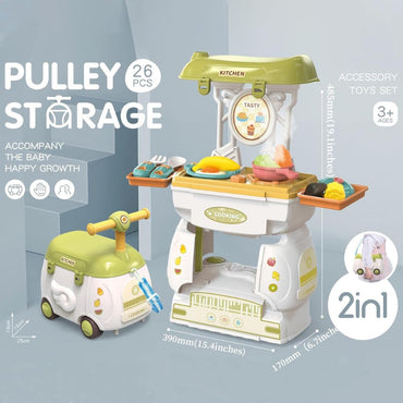 2 In 1 Pretend play kitchen Toy Set