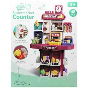 (Net)Large Supermarket Toy Set