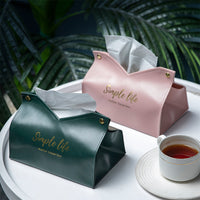 Leather Tissue Box Holder