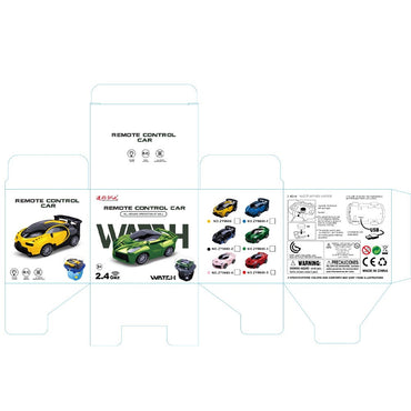 (NET) Remote Control Red Watch Car