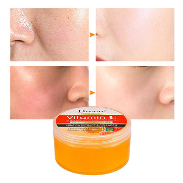 (NET) Disaar Collagen Moisturizing Gel with Vitamin C, Orance Extract After Sun Repair, Smoothing, Pore Refining, Anti-Oxidation