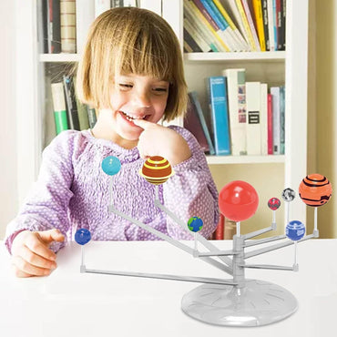 Solar System Kit  Astronomy 3D Planet Model Tribe Solar System Model Making Kit with Brush and Paint Educational Toy