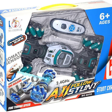 (NET) Stunt Drift Racing Car with Light & Music - Somatosensory Remote Control