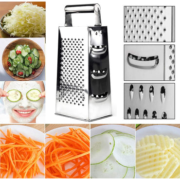 Kitchen Scratcher 4 Sided Stainless Steel 20cm