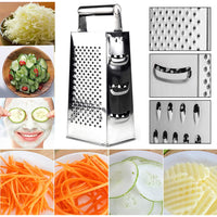 Kitchen Scratcher 4 Sided Stainless Steel 20cm