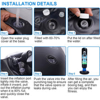 Inflatable Kids Punching Bag With Stand