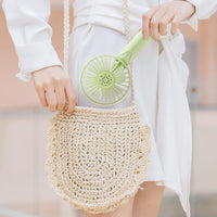 USB Rechargable Portable Handheld Personal Wind Cooling 3 Adjustable Speed