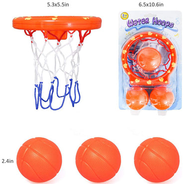 Bath Toys Bathtub Basketball Hoop Balls