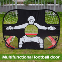 (NET) Portable Folding Pop Up Kids Football Target Net with Carry Bag