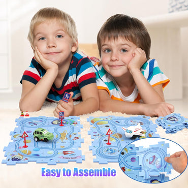 Car Adventure Space Mat Track Playset