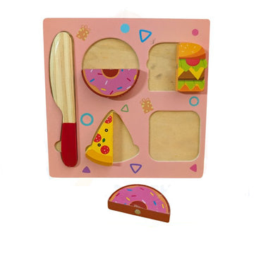 Wooden Kitchen Toy Cutting