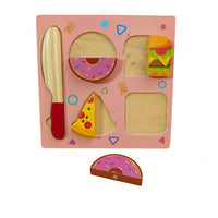 Wooden Kitchen Toy Cutting