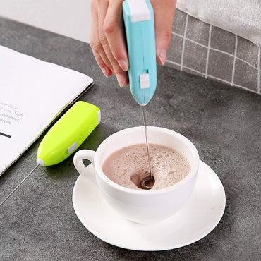 (NET)Electric Coffee Stirrer Milk Frother Handheld Mixer Electric Whisk Egg Beater