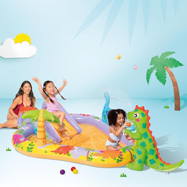 (NET) Intex Dino Park Inflatable Children's Pool / 56139NP