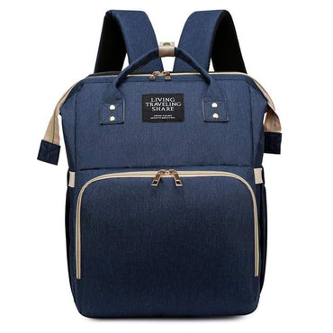 (Net) Large Baby Bag, Multi-functional Travel Back Pack, Anti-Water Maternity Nappy Bag Changing Bags 35*16*28CM