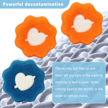 (Net) Pet Hair Remover Reusable Lint Remover Balls 2 pc