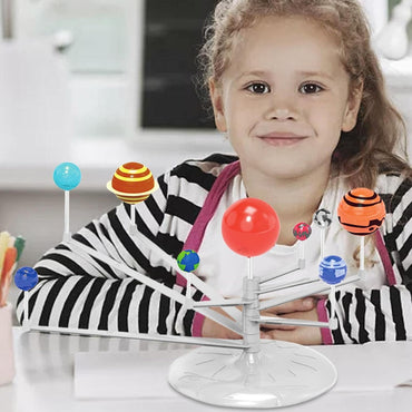 Solar System Kit  Astronomy 3D Planet Model Tribe Solar System Model Making Kit with Brush and Paint Educational Toy